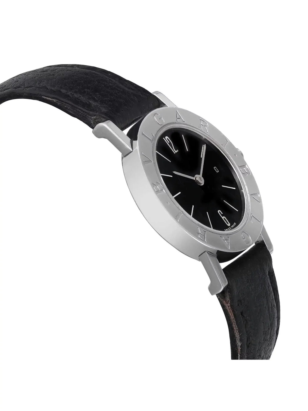 Bvlgari Bvlgari 26mm Steel Black Dial Quartz Ladies Watch BB 26 SLD