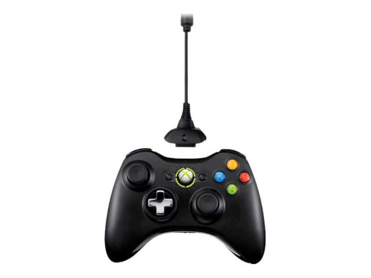 Xbox 360 Wireless Controller and Play & Charge Kit - Gamepad - wireless - 2.4 GHz - black - for  Xbox 360