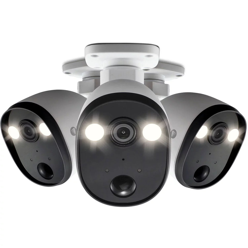 Spotlight Outdoor Security Camera - 1080p WiFi IP Digital still image video camera - 3 Pack