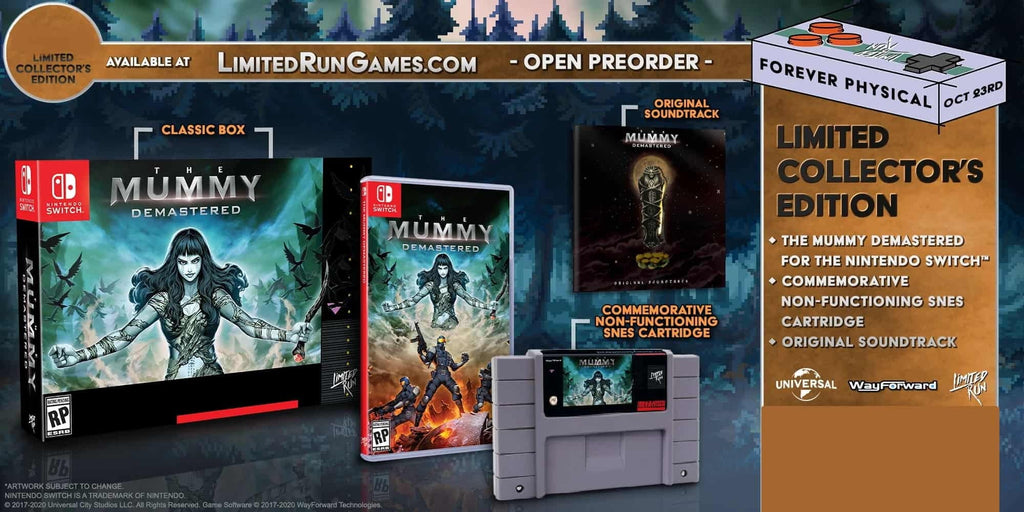 The Mummy Demastered Collectors Edition Limited Run #86 Nintendo Switch