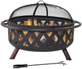 Sofia Easy Assemble And Portable Outdoor Bonfire Party Grill Pit And Fire Pit