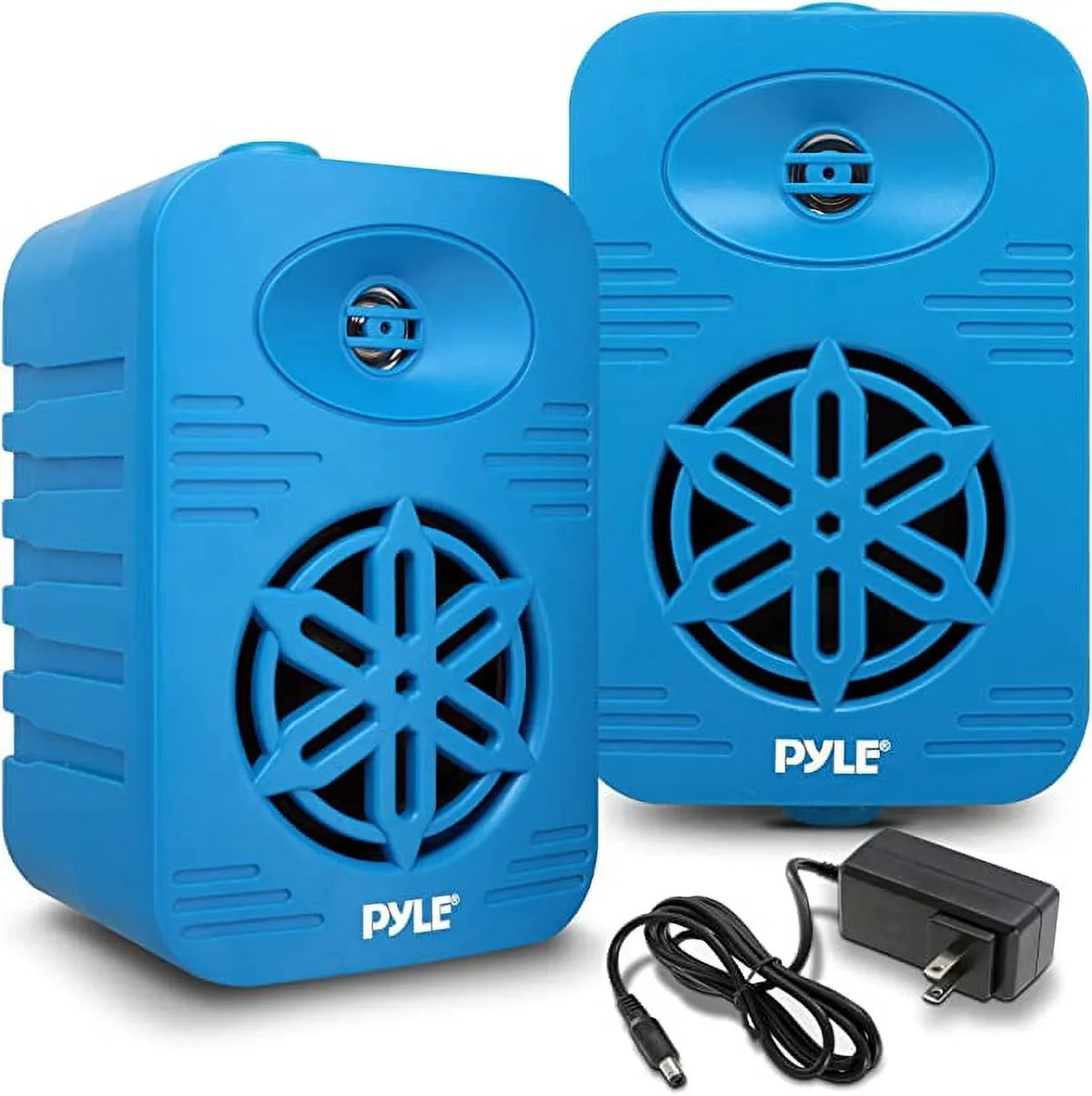 PyleUsa Bluetooth Indoor Outdoor Speakers Pair-500 Watt Dual Waterproof 5.25” 2-Way Full Range Speaker System w/ 1/2” High Compliance Polymer Tweeter-Home, craft, Marine,Deck,Patio,Poolside PDWRBT56BL