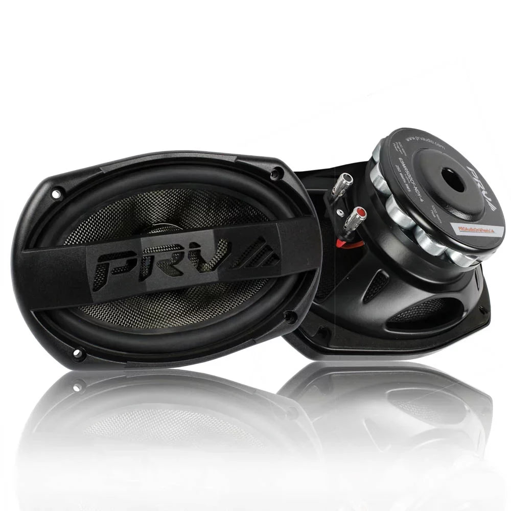 PRV Audio 6 x 9" Mid Range Loudspeakers aqua impervious Pair 69MR500CF-NDY-4