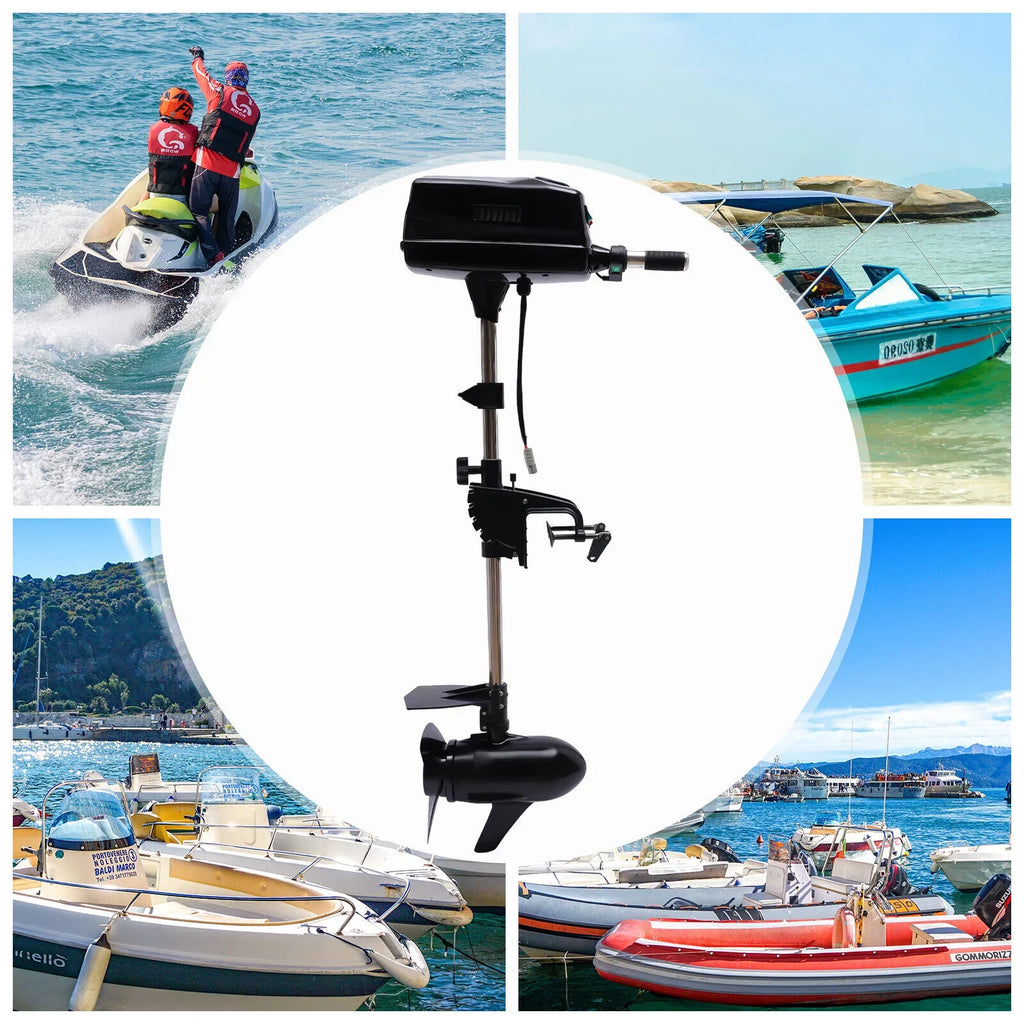 HANGKAI 48V Outboard Trolling Motor vessel Electric ship Engine 2200W Brushless