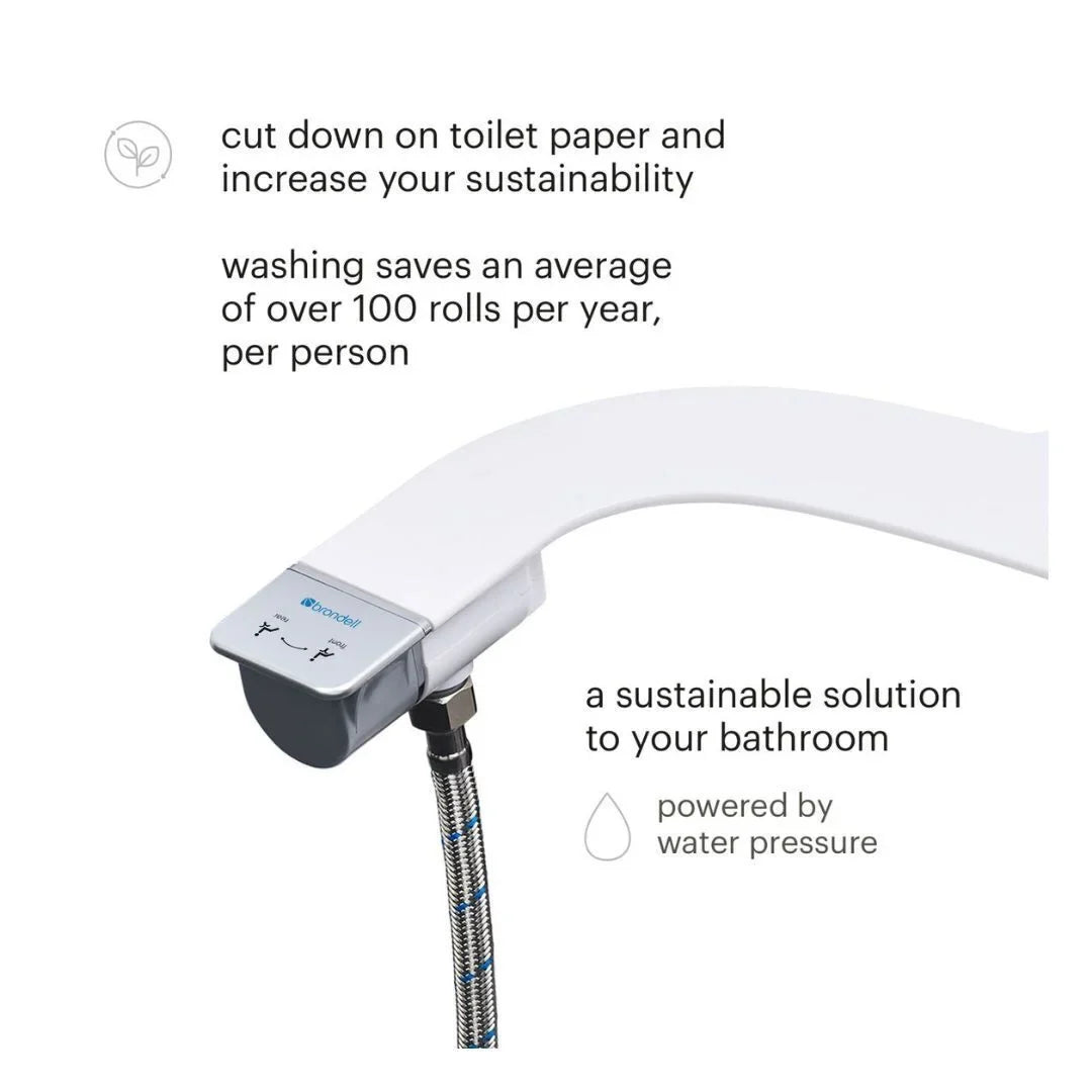 Brondell SimpleSpa White Universal Bidet System