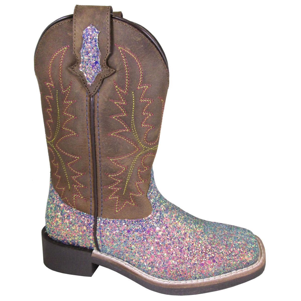 Smoky Mountain Girls' Little  Ariel Western Boot Broad Square Toe Pink 3.5 D(M) US