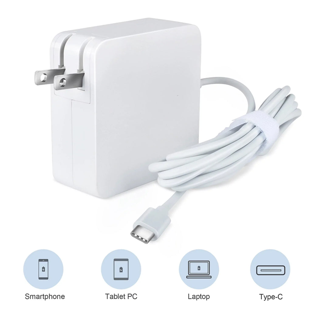 KONKIN BOO matching White 65W Type-C AC Adapter Charger Replacement for  300e Chromebook 2nd Gen MTK Type 81QC
