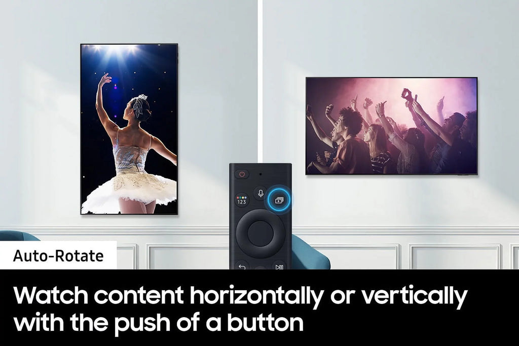 QN43QN90BAFXZA 43" QLED Quantum Matrix Neo 4K Smart TV with a  VG-ARAB22WMT Auto-Rotating Wall Mount for 43"-55"  TVs (2022)
