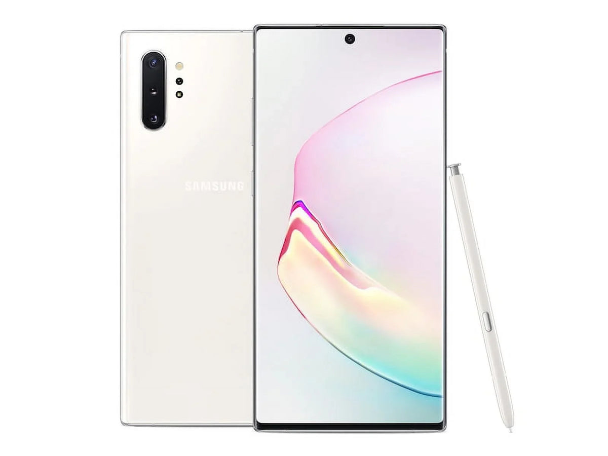 Restored  Galaxy Note 10+ Plus GSM Unlocked Cell Phone 256GB Aura White (Refurbished)