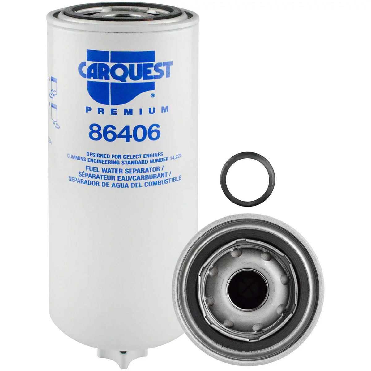 Carquest Premium Fuel/aqua Separator Spin-on with Drain