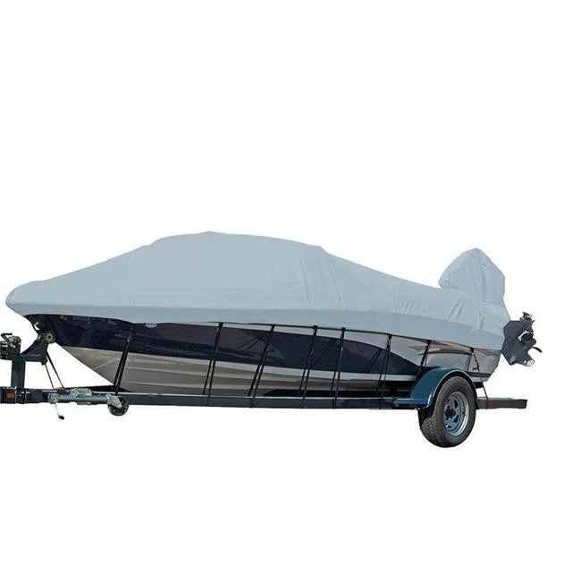Haze Grey Center Console Bay Style Fishing Boats with Shallow Draft Hull. x 94 in. 6 in. 71018P10 18 ft
