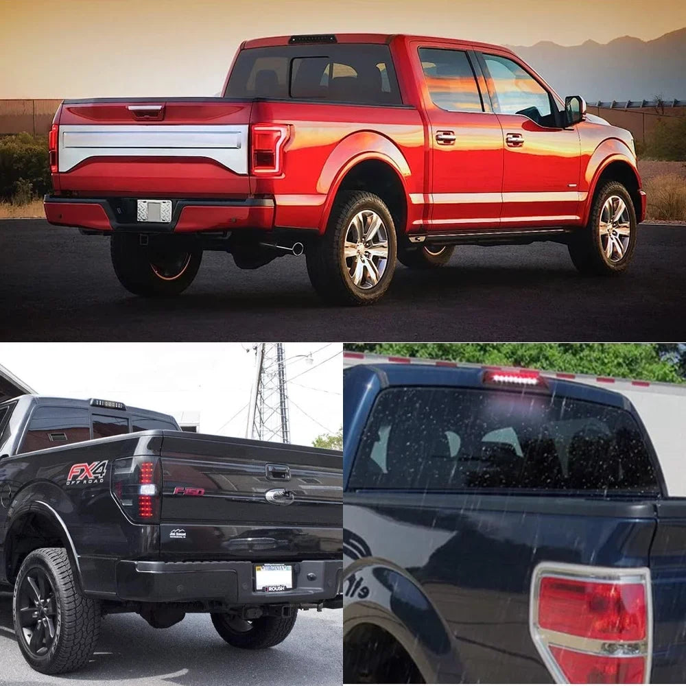 The 3rd Brake Light/Rear Cargo Light Smoked For 2009-2014  F150, Power Saving, IP67 Waterproof