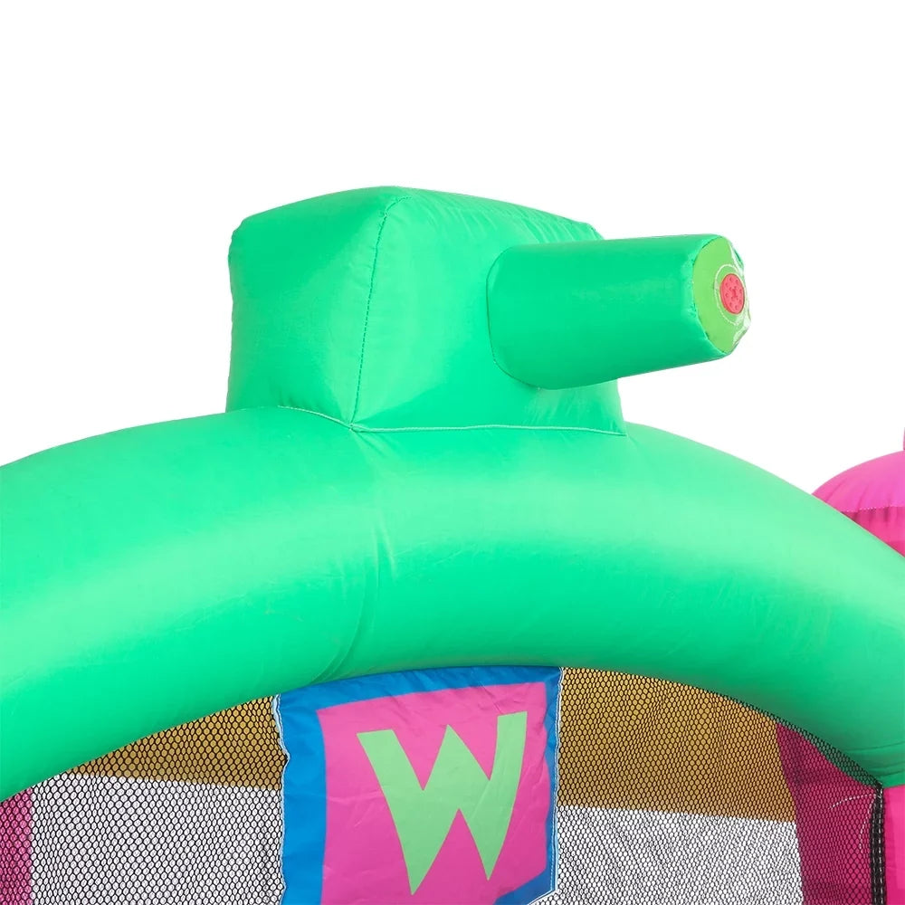 SalonMore Inflatable Bounce House with Blower,Pool & liquid Slide & Splash,Multi-color Tank