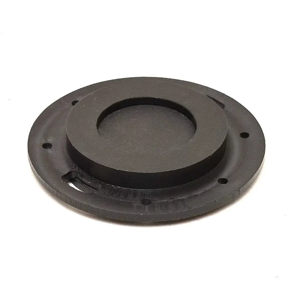 Lowe craft Deck Plate 2128329 | Ski Pylon 2 1/2 Inch Black Starboard