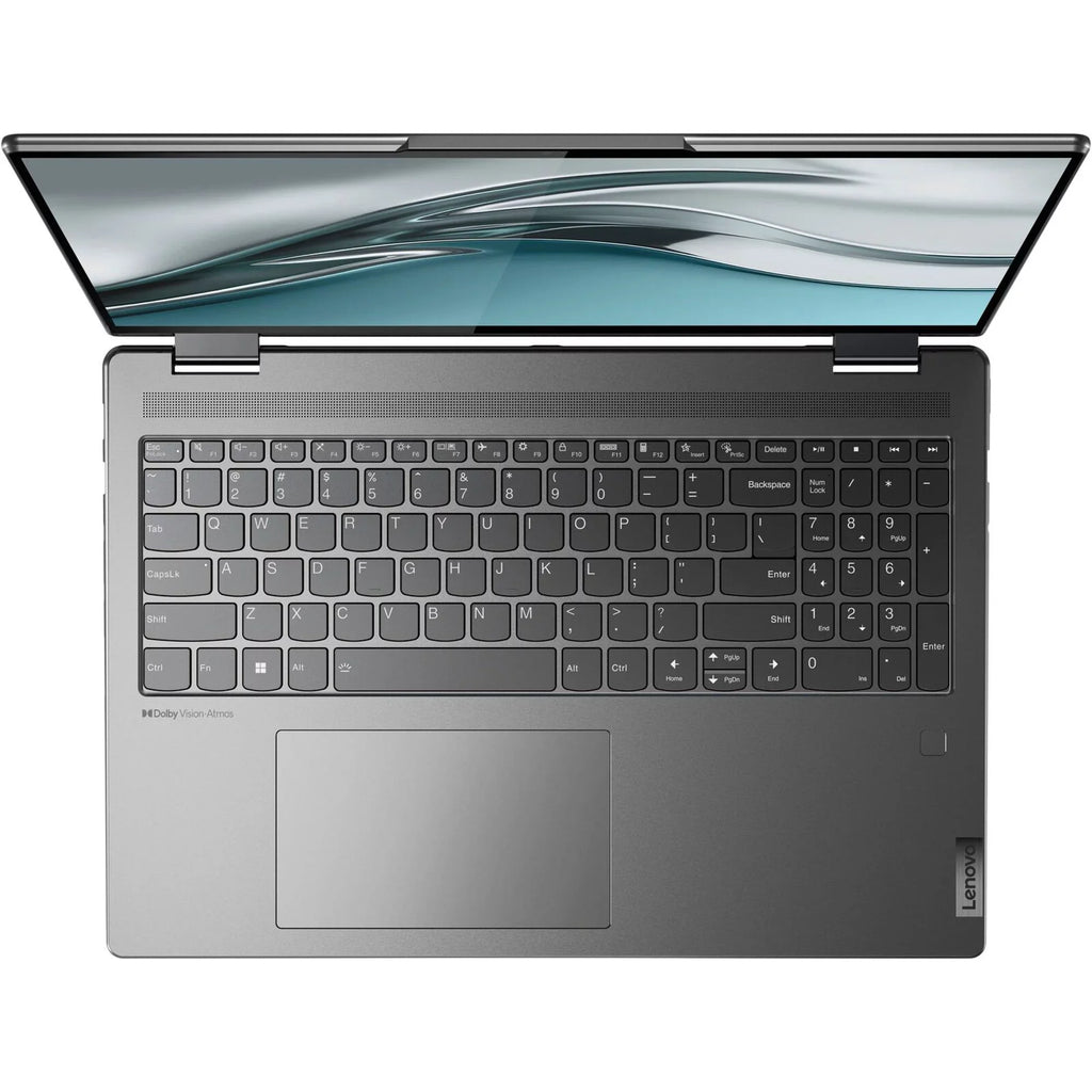 Yoga 7i Windows 11 Pro 16" 2.5K IPS 2-in-1 Business Laptop, 12th  Evo Platform 12-Core i5-1240P, 8GB LPDDR5 RAM, 1TB SSD, Iris Xe Graphics, Backlit KB, Fp, Gray