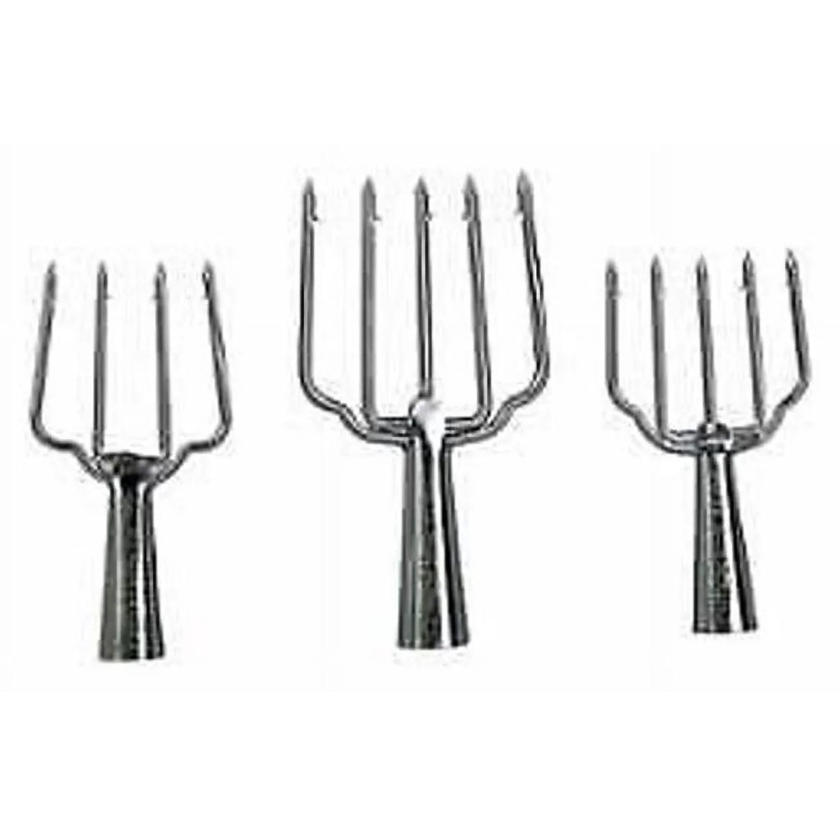 Stainless Steel Spear Fish 3 Prong Tip. B&M 4PKS 7 in