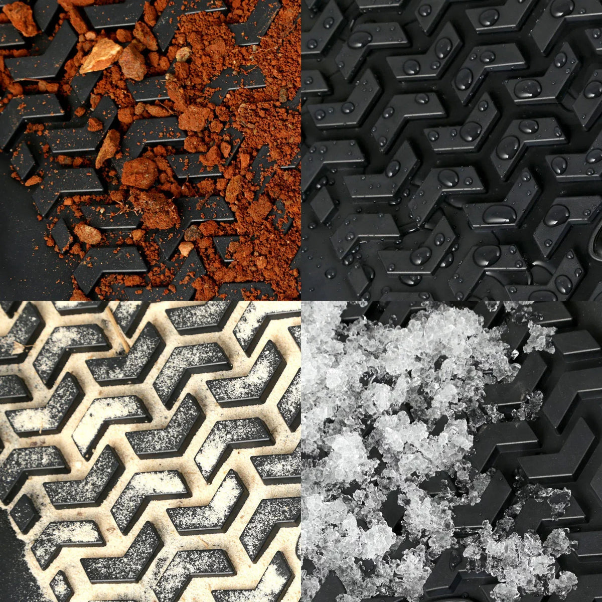 Rugged Ridge by RealTruck | Floor Liner, Front/Rear | 12987.10 | suitable with 1997-2006 Jeep Wrangler TJ/LJ