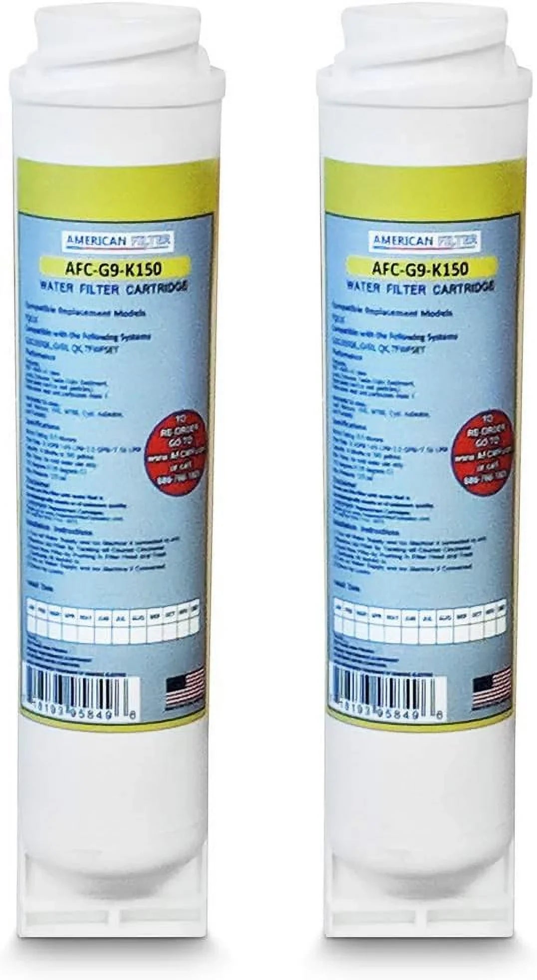2 Pack AFC Brand, moisture Filter, appropriate With (R) FQK1K Filter Made In The USA!!