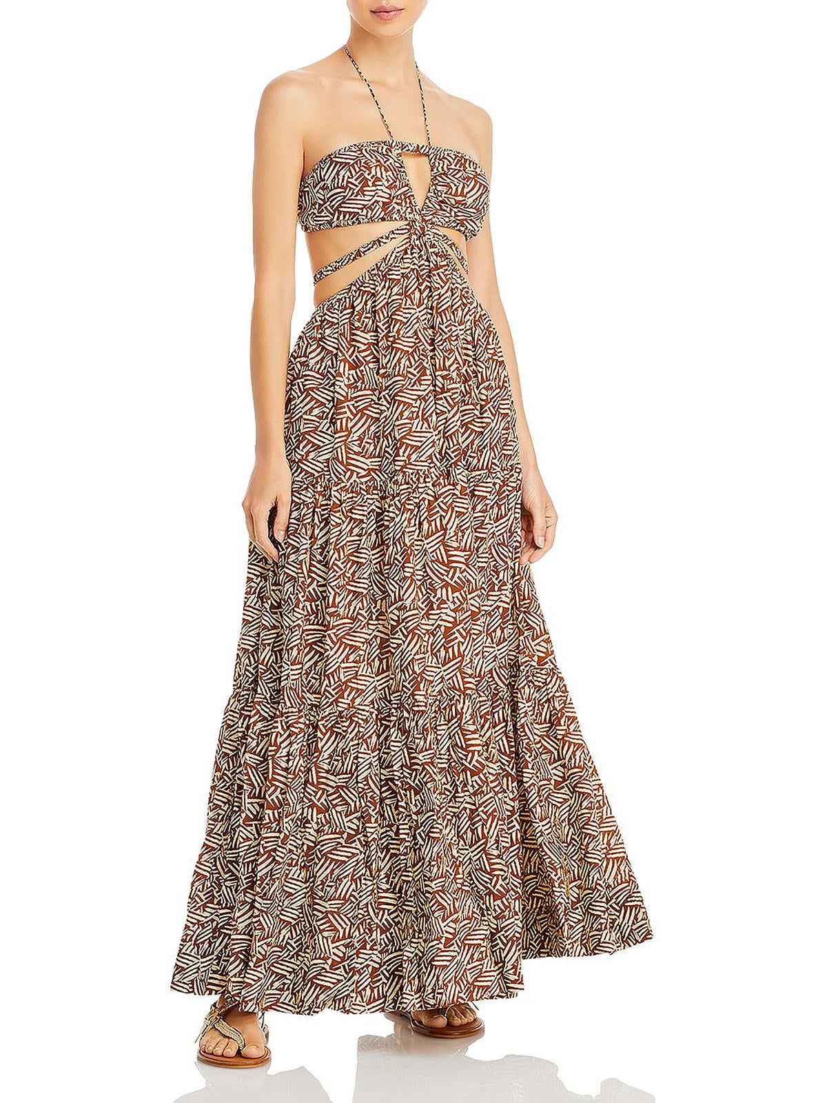 Jonathan Simkhai Womens Printed Dress wrap-Up