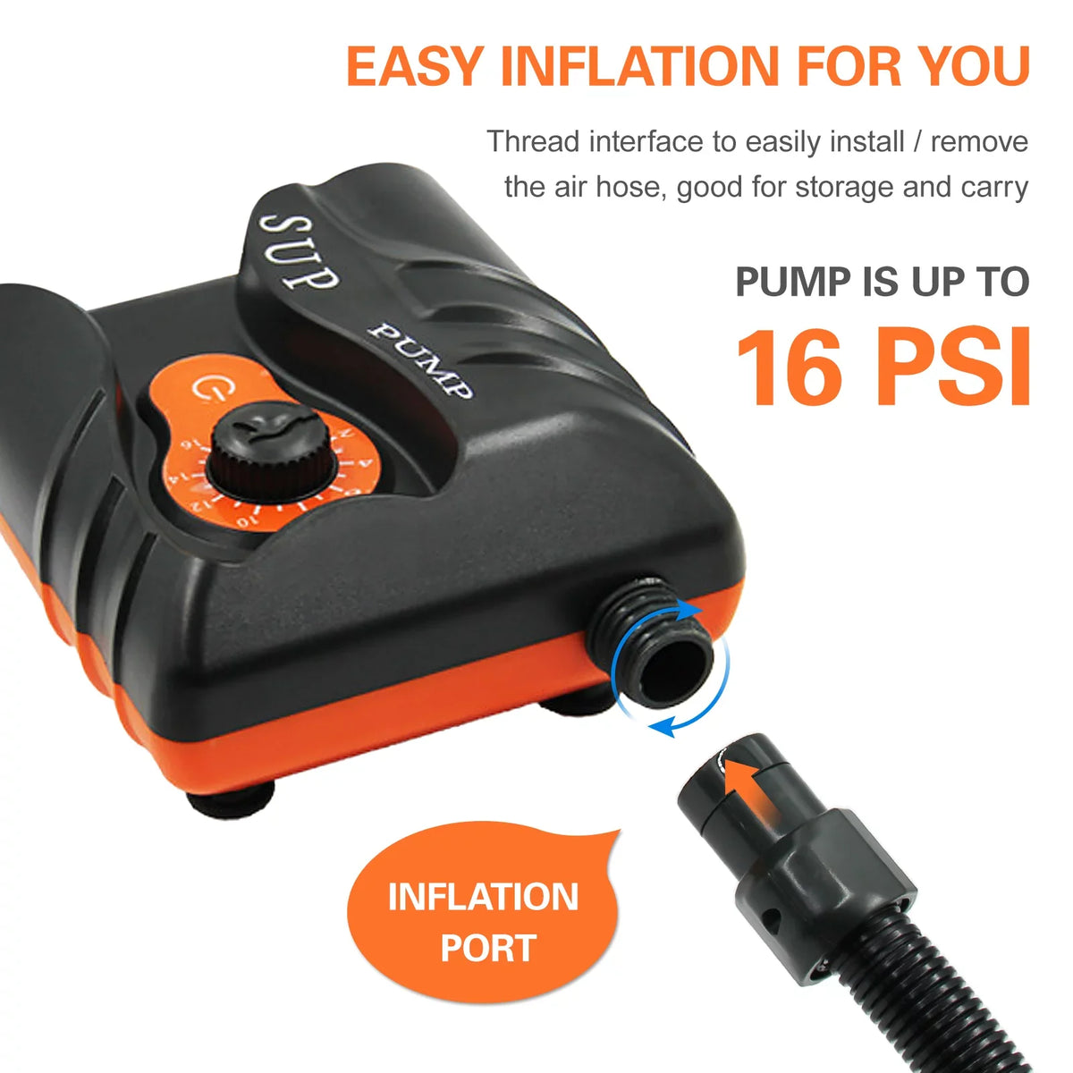 Inflation Pump,16psi Inflation Air 6pcs Nozzles Inflatable With 6pcs Nozzles Pump With 6pcs Inflatable And Air Pump And vessel Pump Huiop 16psi Mewmewcat Inflation Pump 16psi Zdhf