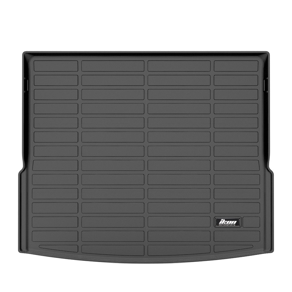 Ikon Motorsports 3D TPE Floor Mats + Trunk Mat appropriate with 2023-2024  X1 U11 Black All climate Waterproof Anti-Slip Floor Liners Full Set Car Interior Accessories Rear Trunk Tray Cargo Mats 4PC