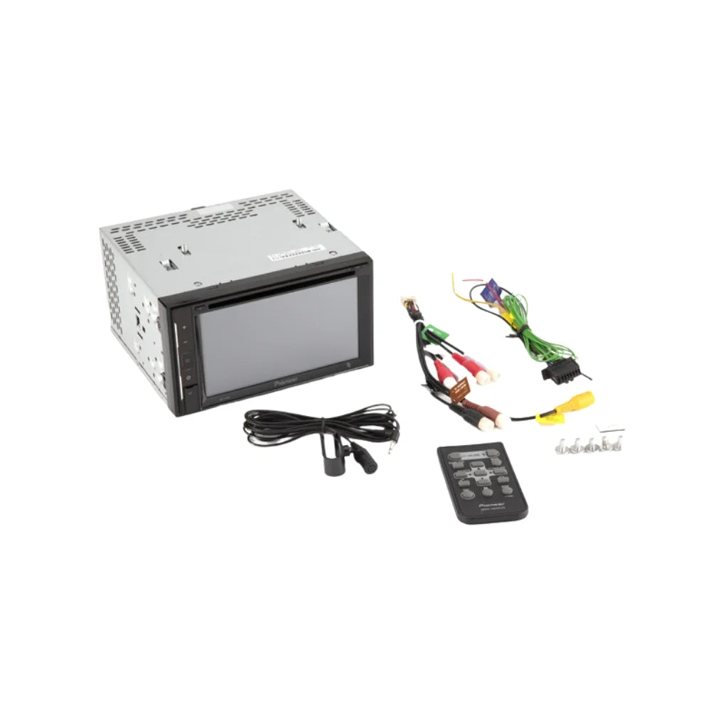 KIT2707 Bundle with Pioneer Multimedia DVD Car Stereo and Installation Kit - for 2003-2009  4Runner Sport Edition w/RDS / Bluetooth Touchscreen, Backup Camera, Dash Kit