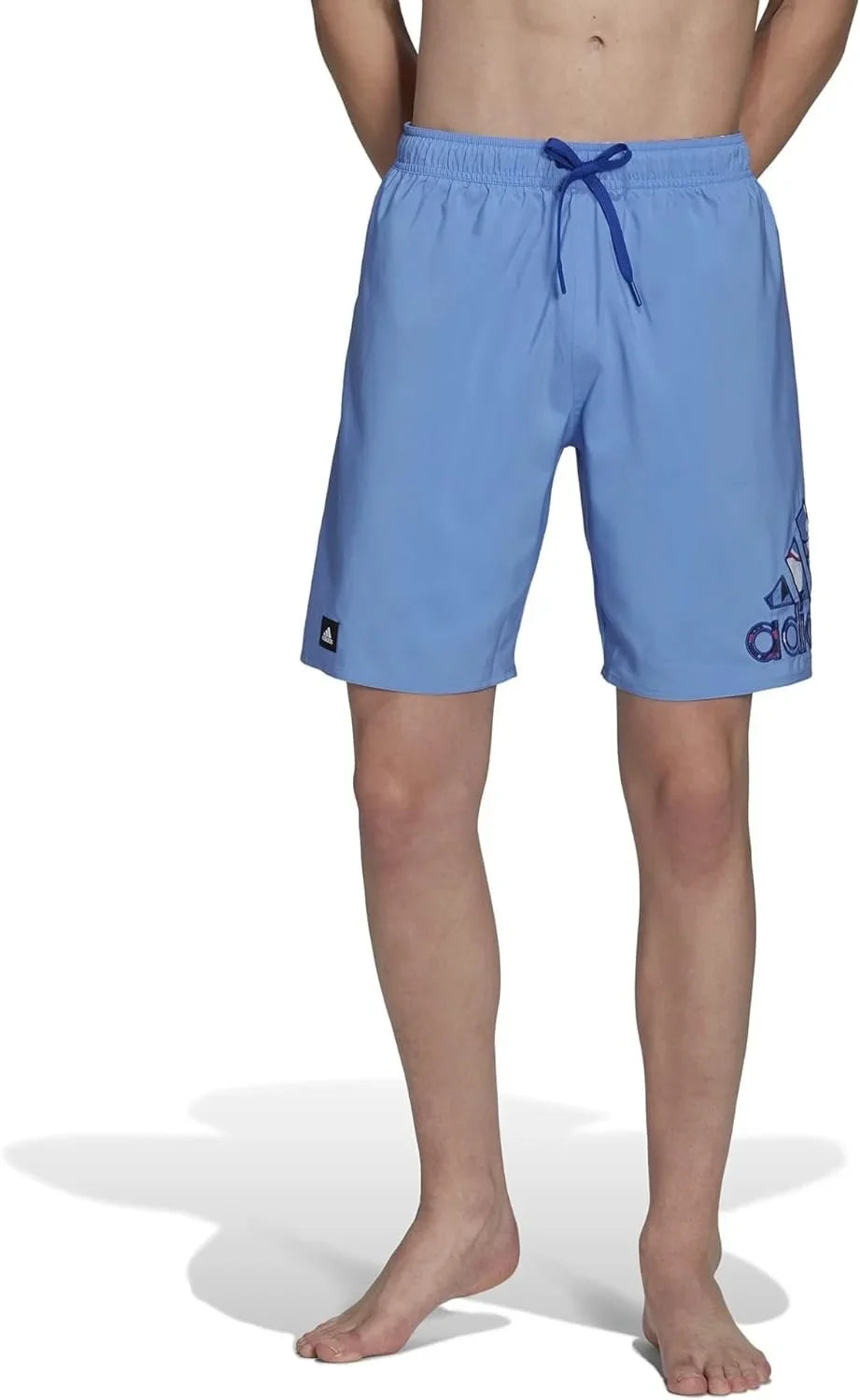 Seasonal Floral Classics Logo 19" Swim Shorts Blue Fusion/Pulse Mint MD