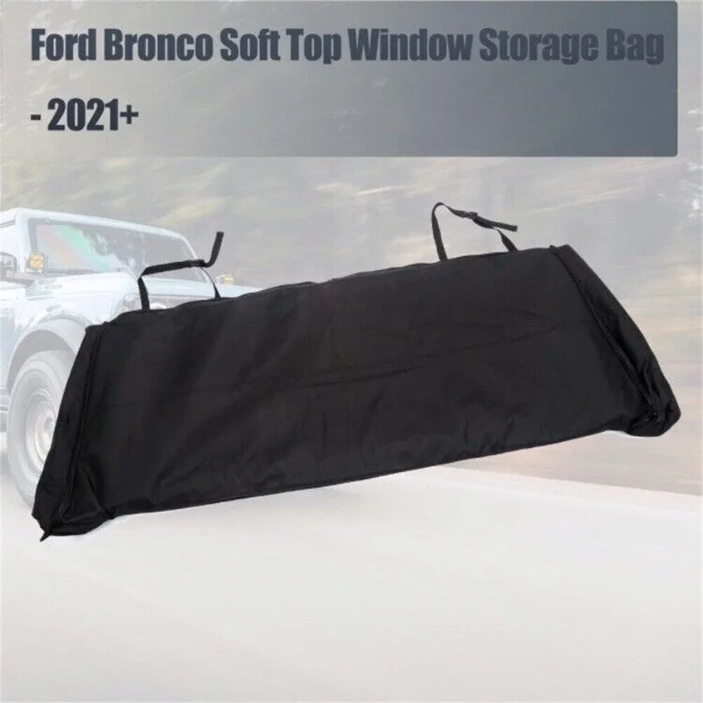 600D Soft Top Window Storage Bag For  Bronco Accessories 2021-2023 4-Door