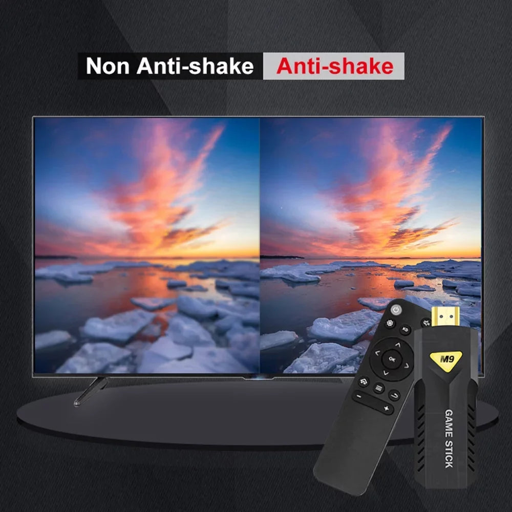 Anself Game Console 4K HDR TV Stick With 3D Denoising, Anti-Shake, 5G WiFi matching for Ultimate Gaming Experience