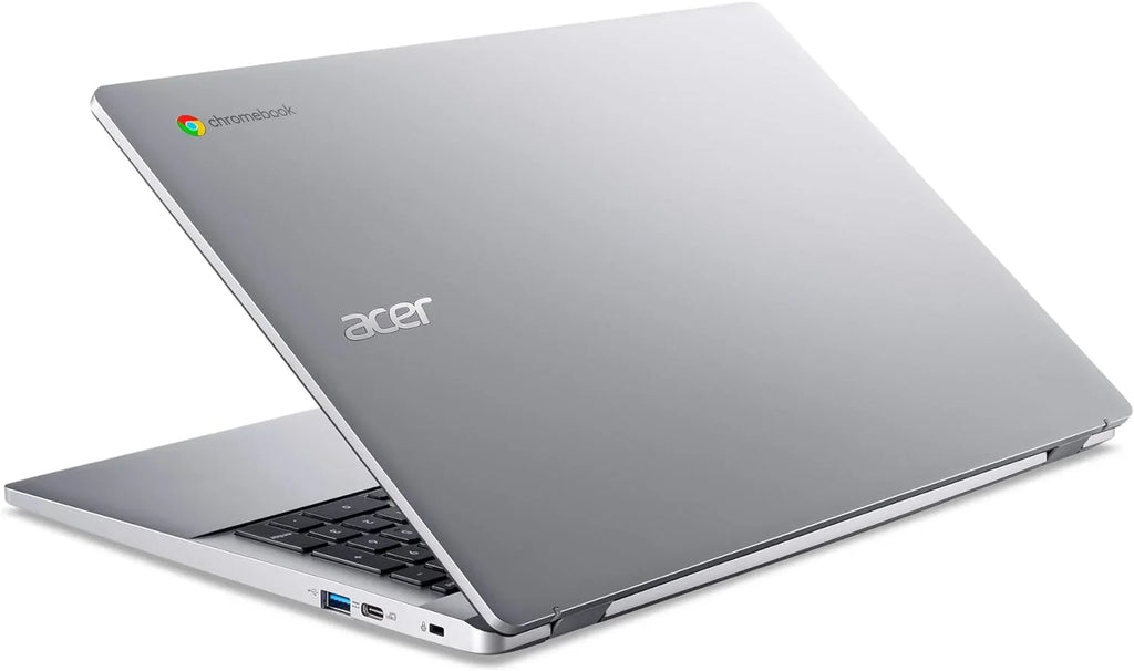 Chromebook 315 Laptop, 15.6" FHD Touchscreen Display,  N100 Quad-core (4 Core), 8GB DDR5 RAM, 64GB eMMC, Wi-Fi, Long Battery Life, Chrome OS, Silver + Tigology Accessories