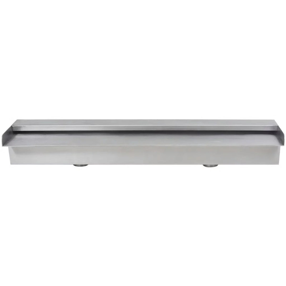 Andoer ,23.6 X 4.5 Stainless Steel 23.6" Waterfall Pool X 4.5 X Feature SpillwayPatio Pool 23.6 Waterfall Above Pool Steel Pool Slide Waterfall Pond Waterfall Spillway Pond With Inches (w X