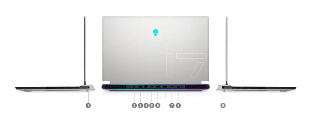 Restored  Alienware X17 R1 Gaming Laptop (2021) 17.3" FHD Core i7 - 1TB SSD - 64GB RAM - RTX 3080 8 Cores @ 4.6 GHz - 11th Gen CPU - 10GB GDDR6X (Refurbished)