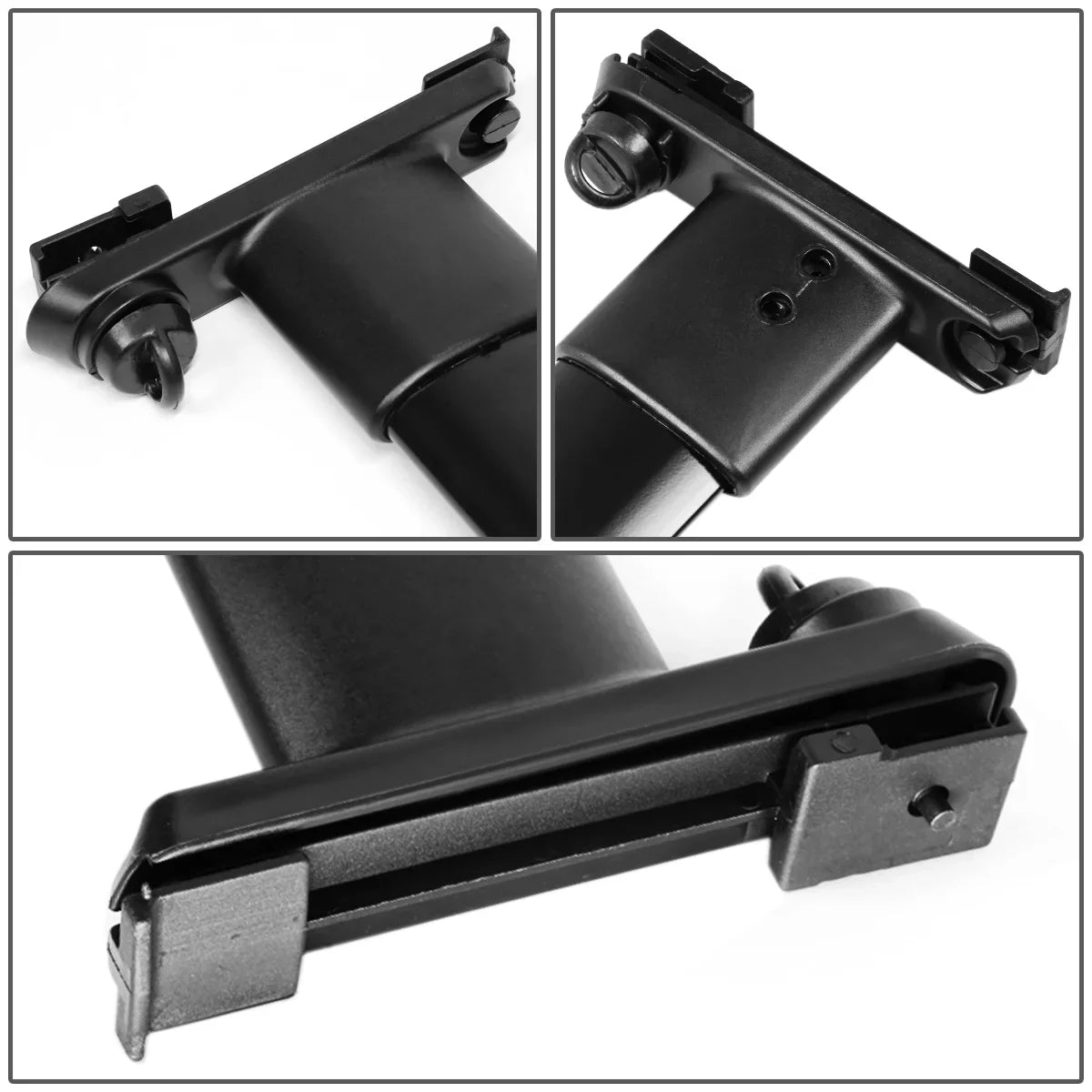 DNA Motoring RR-FEX11 For 2011 to 2015  Explorer Pair Aluminum OE Style Roof Rack Top Crossbars (Black Coated)