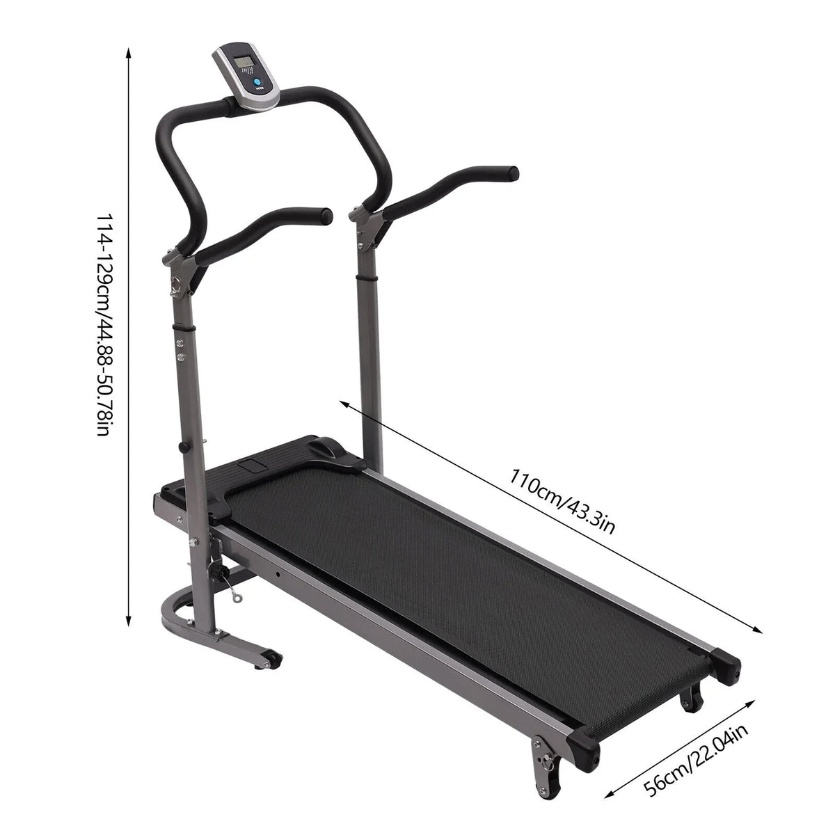 DENEST Folding Treadmill Electric With incline Running Fitness Jogging Machine Home Use
