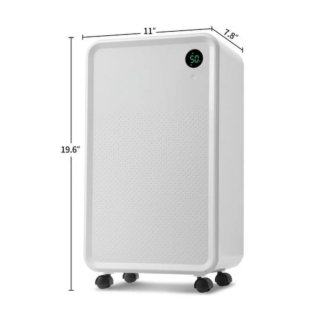 Dehumidifier with 2L aqua Tank, Auto or Manual Drain, 30 Pint Dehumidifier for Medium to Large Rooms and Basements. Ft. Churanty 3,000 Sq