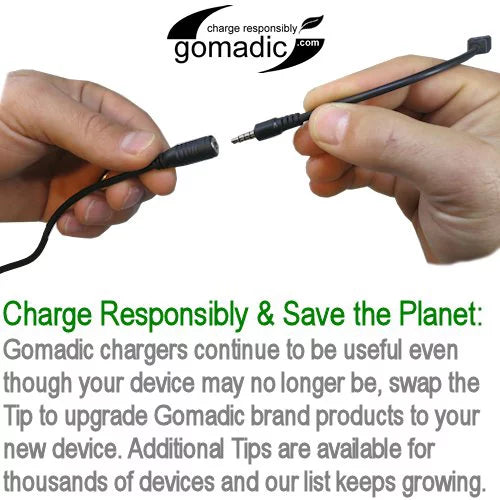 Gomadic High Capacity Rechargeable External Battery Pack suitable for the  bloggie MHS-CM5 Mobile HD Snap - Portable Charger with TipExchange Tech