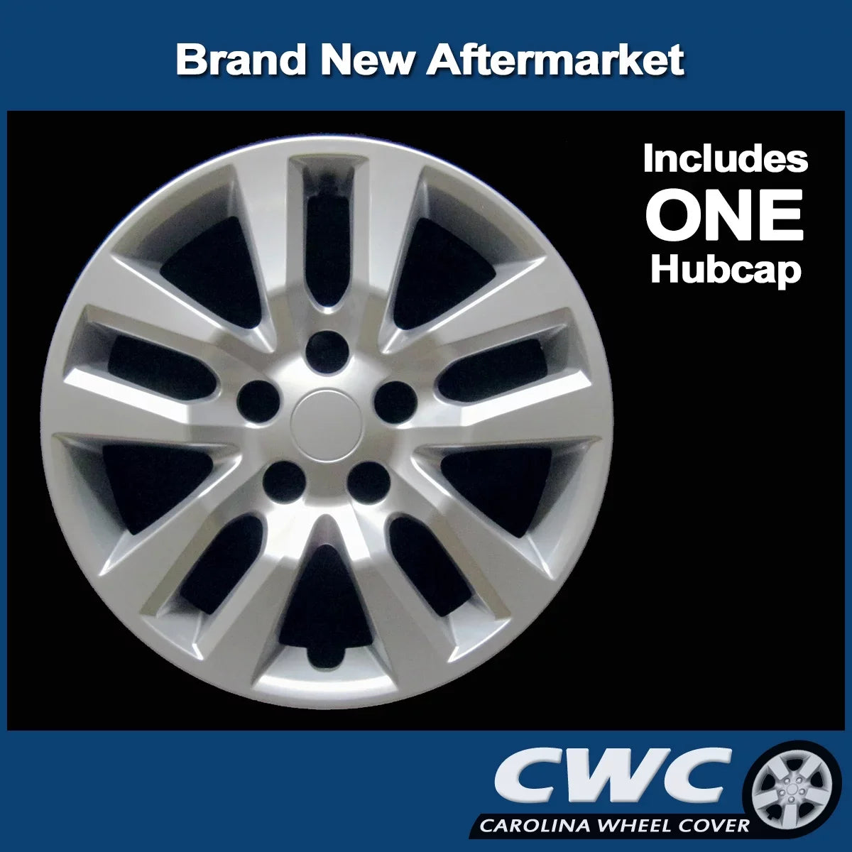 Premium Replica Hubcap for Nissan Altima 2013 - 2018 Replacement (SIngle Hubcap). CarolIna Wheel shield 16-In