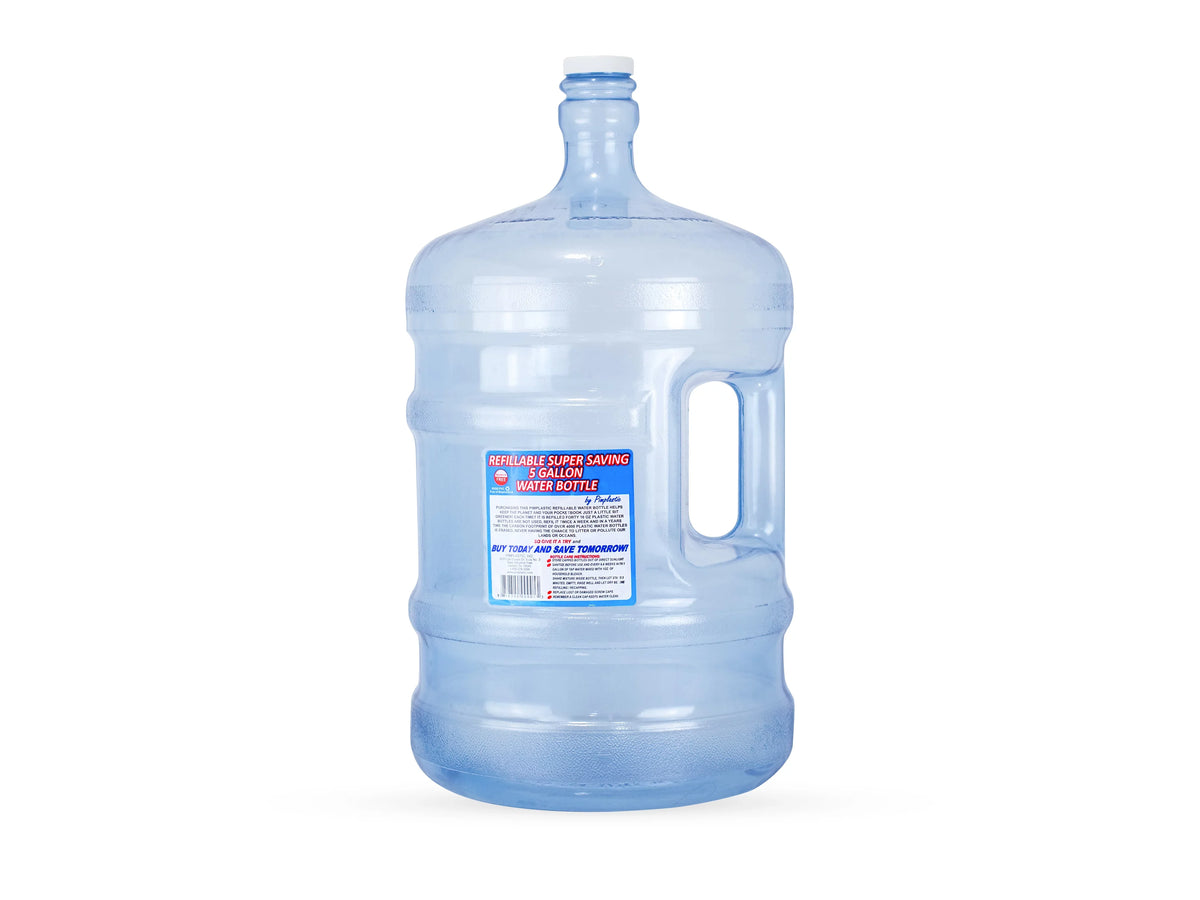 Pimplastic 5 Gallon Reusable aqua Bottle