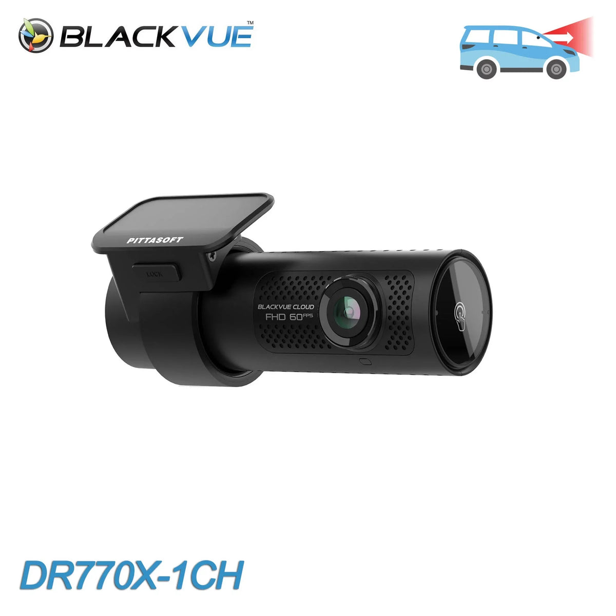 BlackVue DR770X-1CH Dash Cam With 256GB Card | Single Lens Cloud-Ready 1080p 60FPS GPS & WiFi
