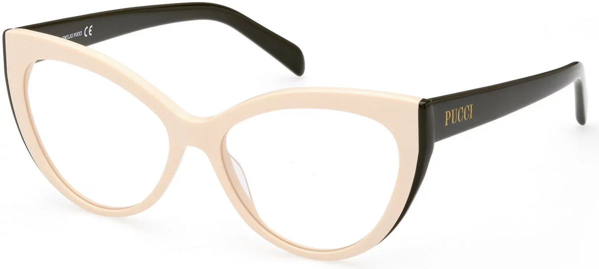 Eyeglasses Emilio Pucci EP 5215 024 Shiny White / Light Green