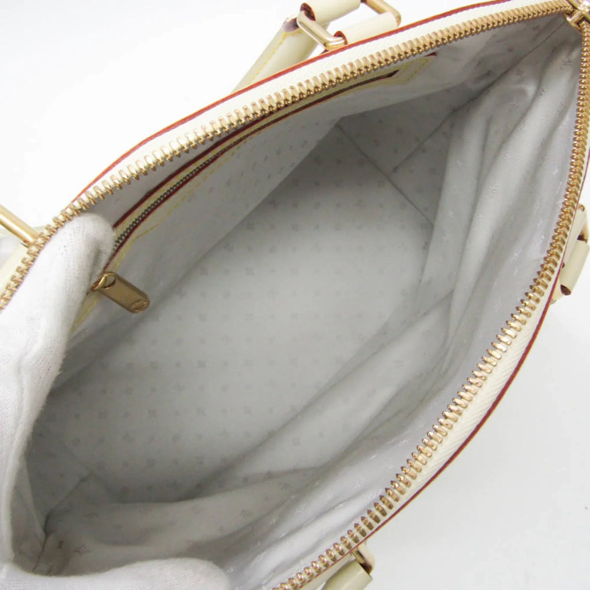 Pre-Owned Louis Vuitton Suhali Lockit PM M91887 Women's Handbag Blanc (Good)