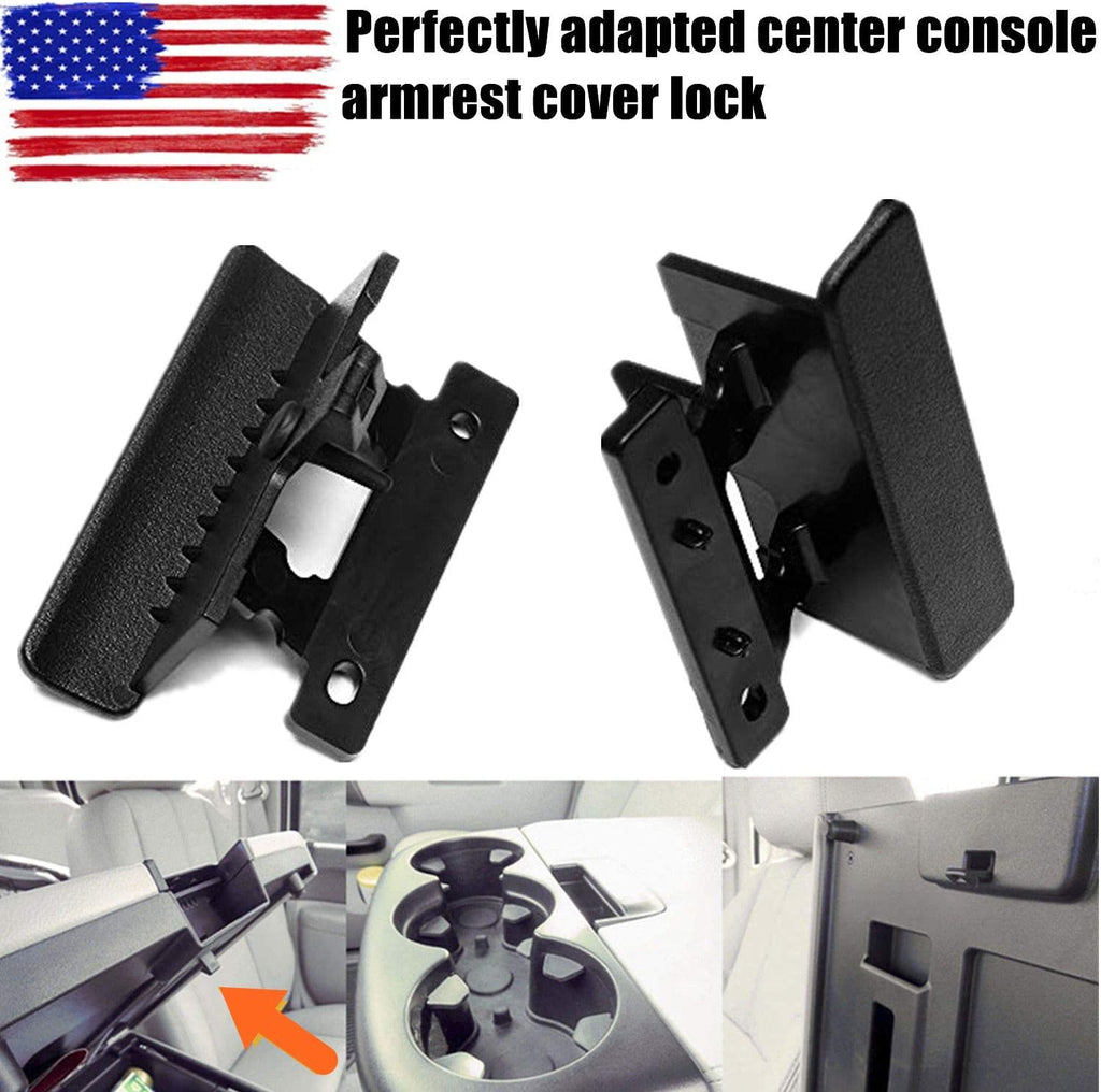 ASOOLL Center Console Armrest wrap Latch, Suitable for 07-14 Silverado, Avalanche, Suburban, Sierra, Yukon, Escalade-Perfect Replacement for OEM Part 20864151, 20864153, 20864154