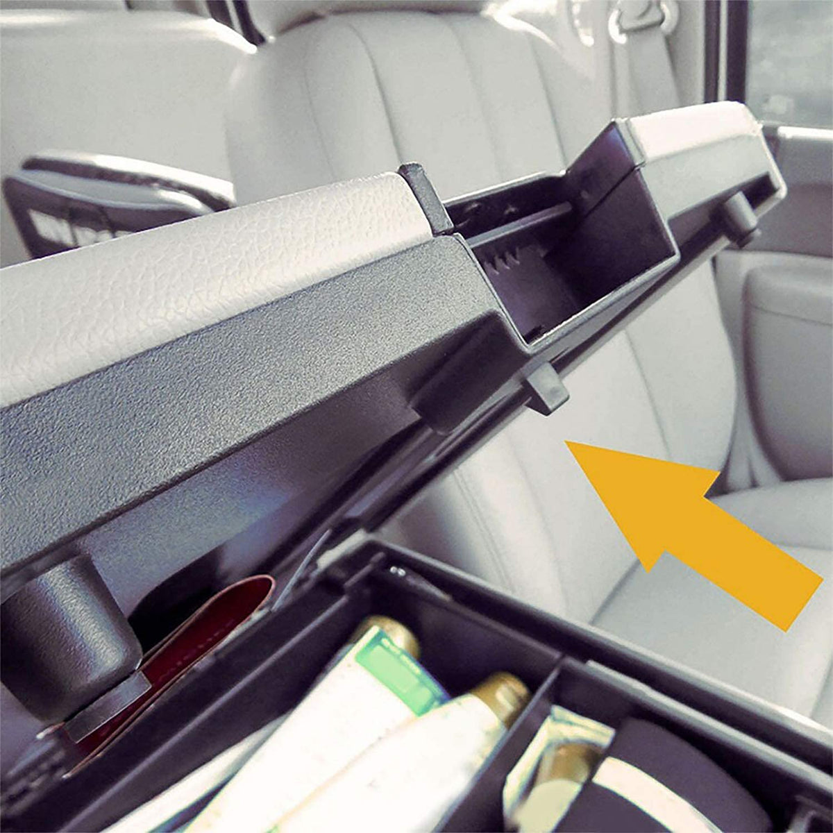 ASOOLL Center Console Armrest wrap Latch, Suitable for 07-14 Silverado, Avalanche, Suburban, Sierra, Yukon, Escalade-Perfect Replacement for OEM Part 20864151, 20864153, 20864154