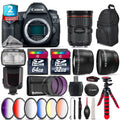 EOS 5D Mark IV Camera + 24-70mm f/2.8L II + Pro Flash + 9PC Filter + 96GB