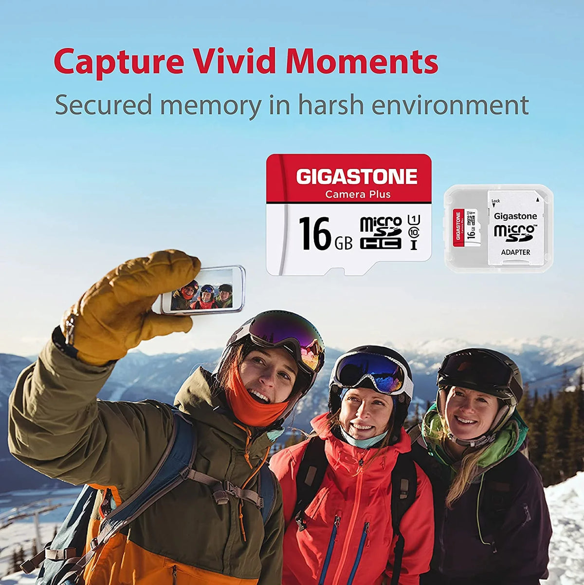 [Giga] 16GB 5-Pack ro SD , Camera Plus, roSDHC Memory for Wyze Cam, Security Camera, Full HD Video