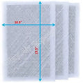 RAYAIR SUPPLY 20x30 Replacement Filter Pads suitable with Dynamic Air Cleaner 20x30 Refills (3 Pack) WHITE