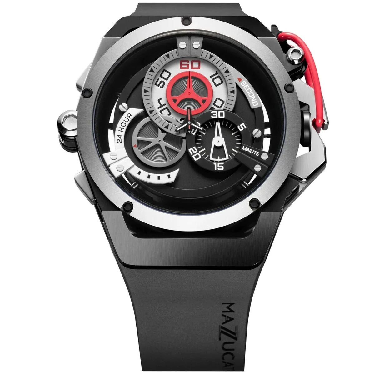 Mazzucato RIM Reversible Automatic Black Red