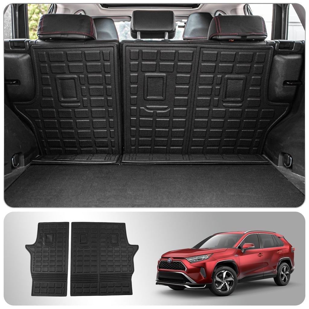 Fit 2019-2024  RAV4 Back Seat Protector TPE All climate Trunk Mats 2023 RAV4 Accessories