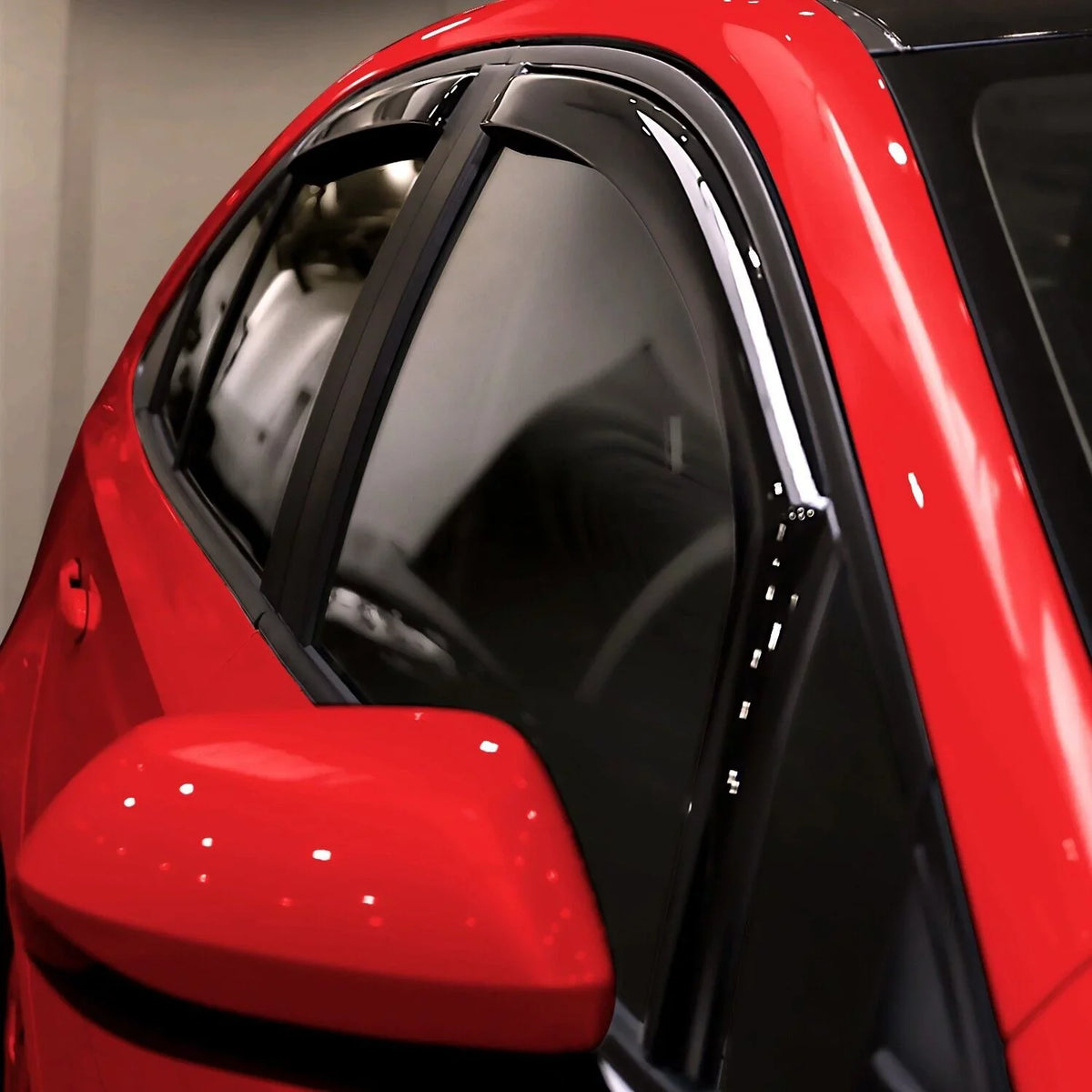 Voron Glass in-Channel Extra Durable Rain Guards for  Corolla 2020-2024 Sedan, Window Deflectors, Vent Window Visors, 4 Pieces - 200521