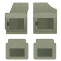 PantsSaver Custom Fits Car Floor Mats for Dodge Grand Caravan 2019, 4 pc, All atmospheric conditions Protection for vehicles, Heavy Duty WeatherResistant Plastic,Gray